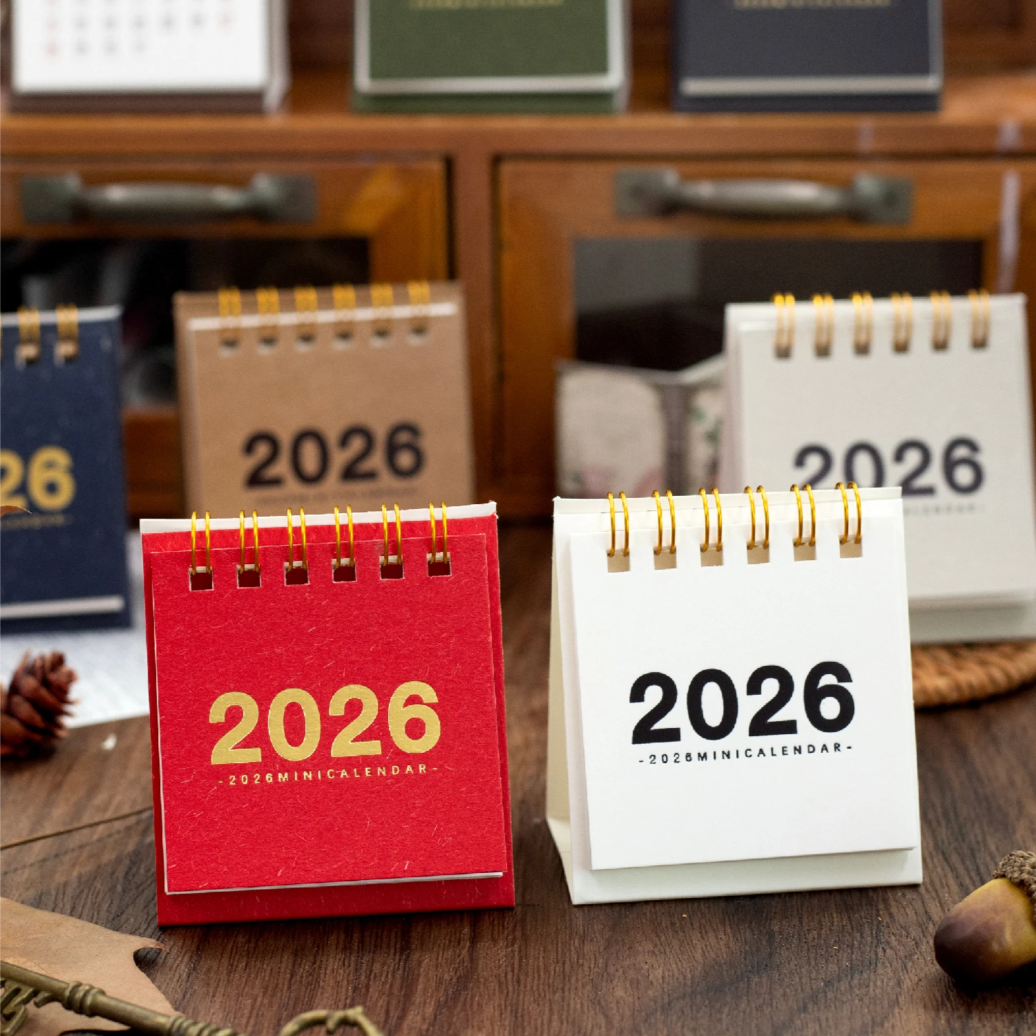 2026 صغير دوامة ملزمة إعادة الملء تقويم مكتبي الأعمال جدول شهري مخطط لمكتب مكتب المنزل الحديثة الحد الأدنى #1