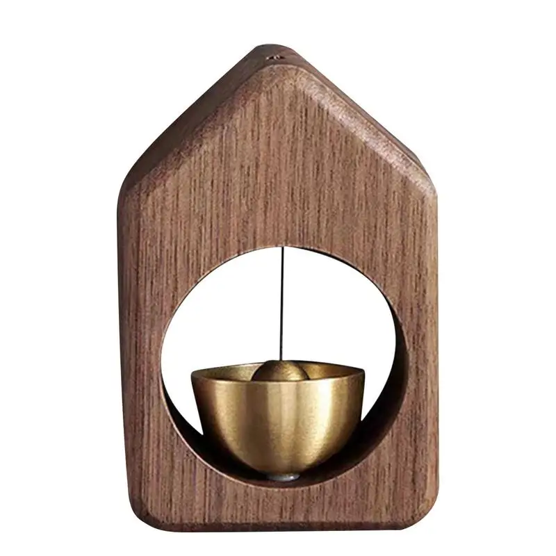 Dopamine Doorbell Magnetic Decoration Door Bell Wooden Doorbell Easy Installation Brass Doorbell With Pleasant Tone For Home