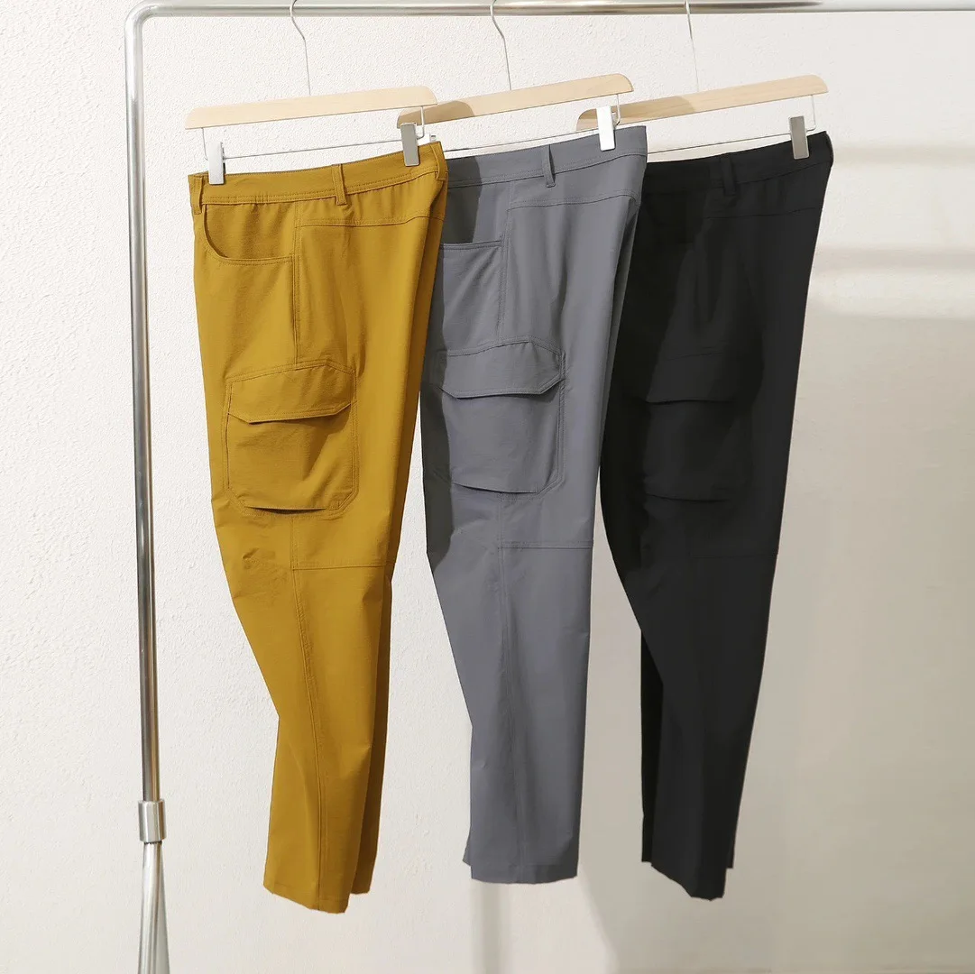 M6943 Men Waterproof Breathable Lightweight Summer Pants Outdoor Mens Casual Quick Dry Hiking Sports Trousers