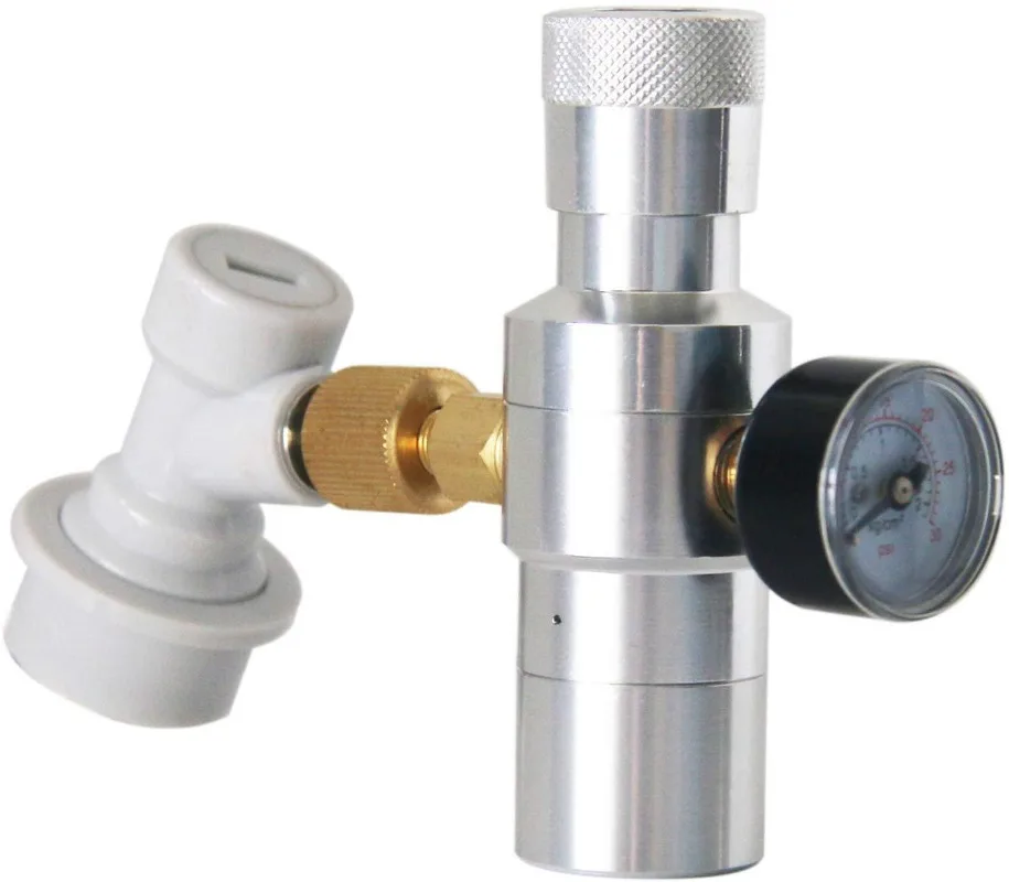 Co2 Gas Valve with Distributor CO2 Pressure Reducing Valve Beer Soda Beverage Machine Pressure Reducer Constant Pressure Valve