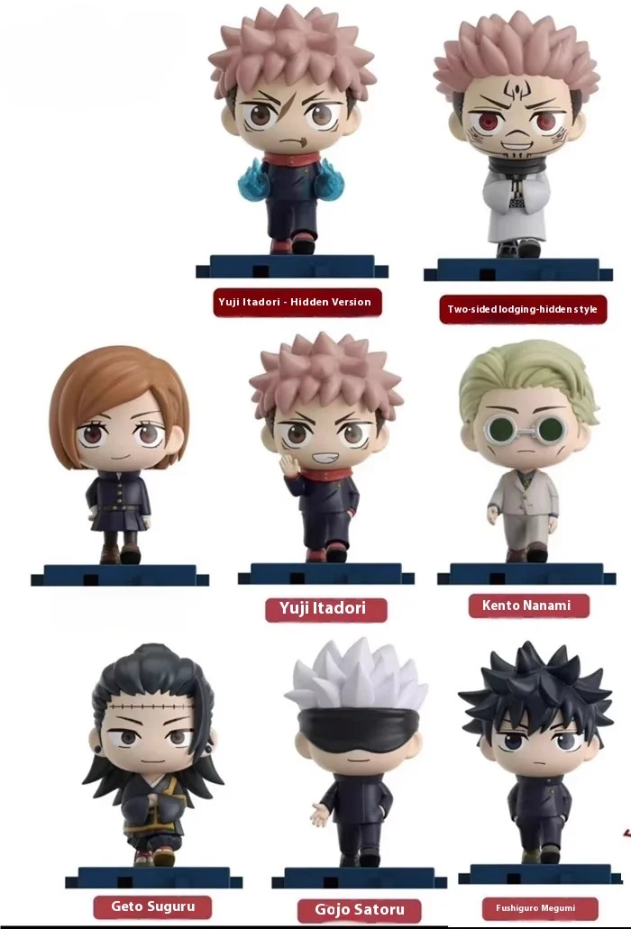 

Подлинная слепая коробка Jujutsu Kaisen Step by Step Series, загадочная коробка, фигурка каваи, украшение для комнаты, подарок на день рождения для детей, игрушки