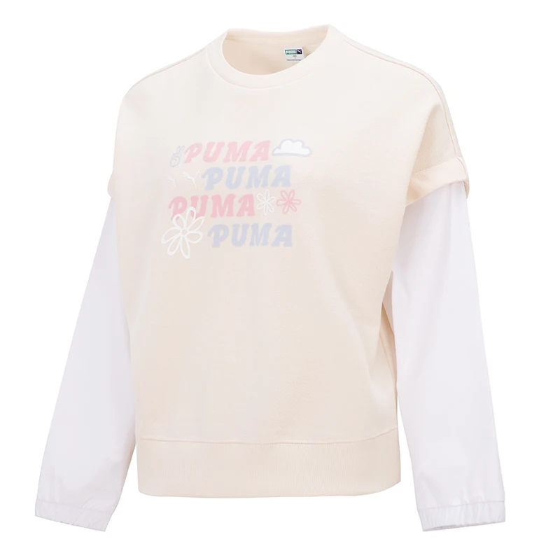 Puma Women's 2-Fer Graphic Vest Top with a Fake Two-Piece Design, Sportswear, Running, Casual, Fashionable Top, Comfortable Pullover 536092-99