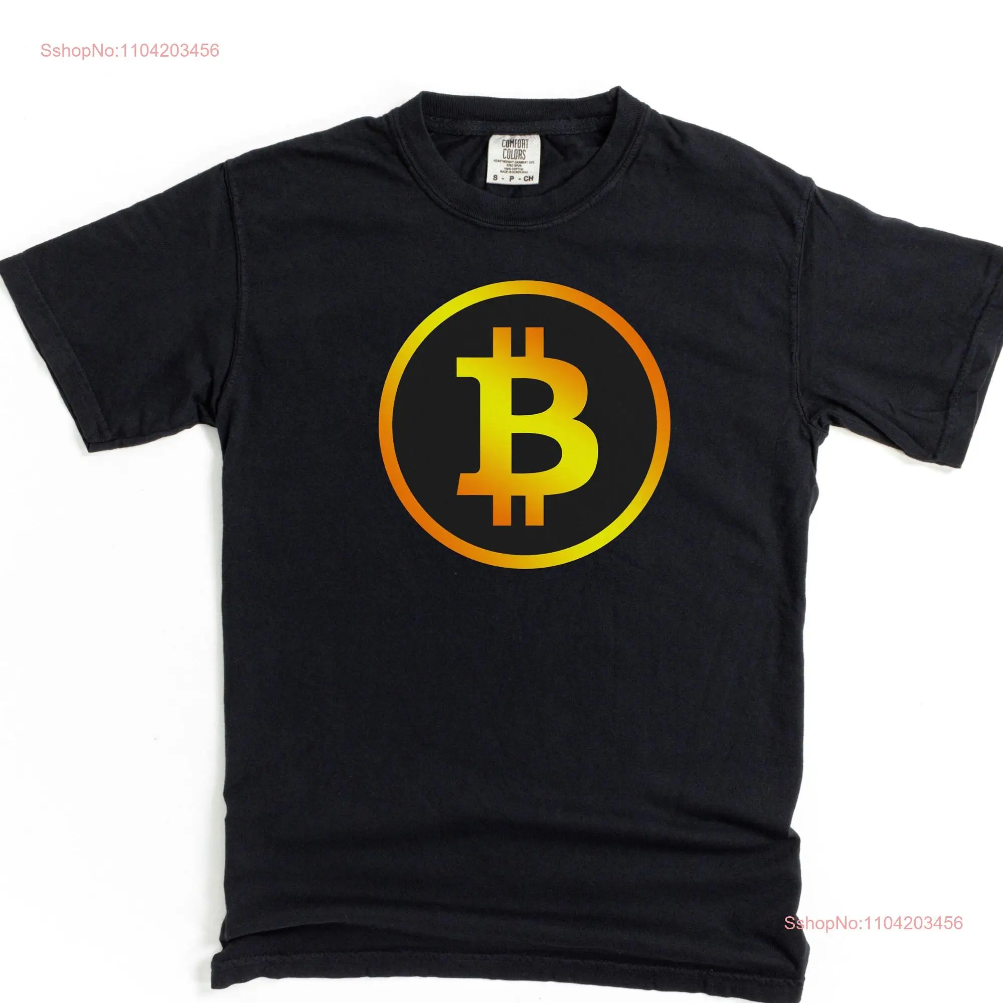 Bitcoin Crypto Currency Oversized T shirt Digital Wealth Money Logo Loose FiT Bull market Crewneck Top Coin