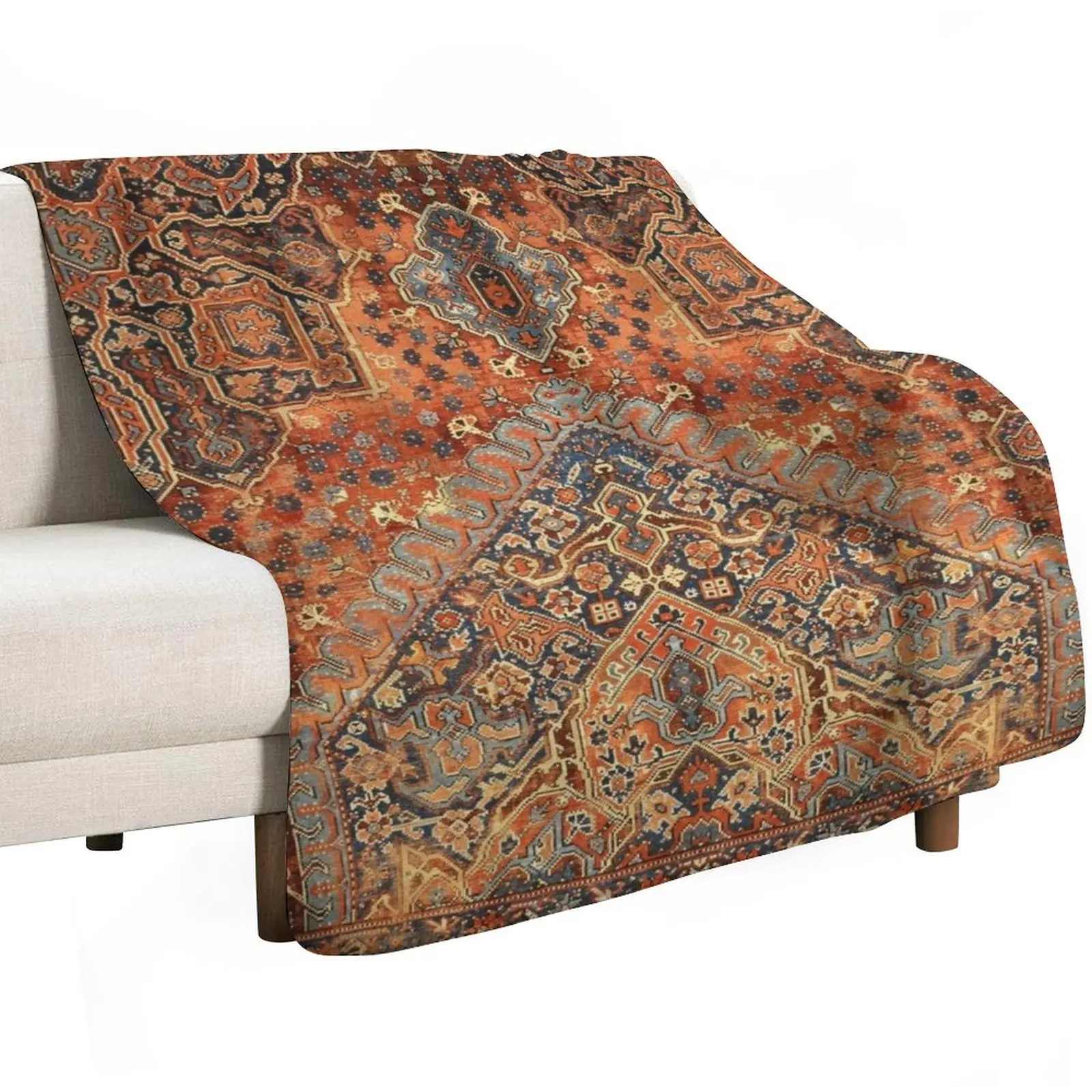Golden Oriental Heritage Traditional Moroccan Style Throw Blanket Luxury St manga Fashion Sofas Blankets