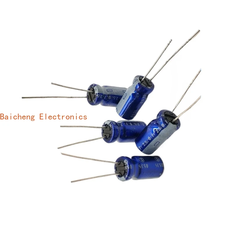 10PCS New 2.5V Super Gold Farad Capacitor 2.5V0.7F Winding Type 1.0F - Image 2