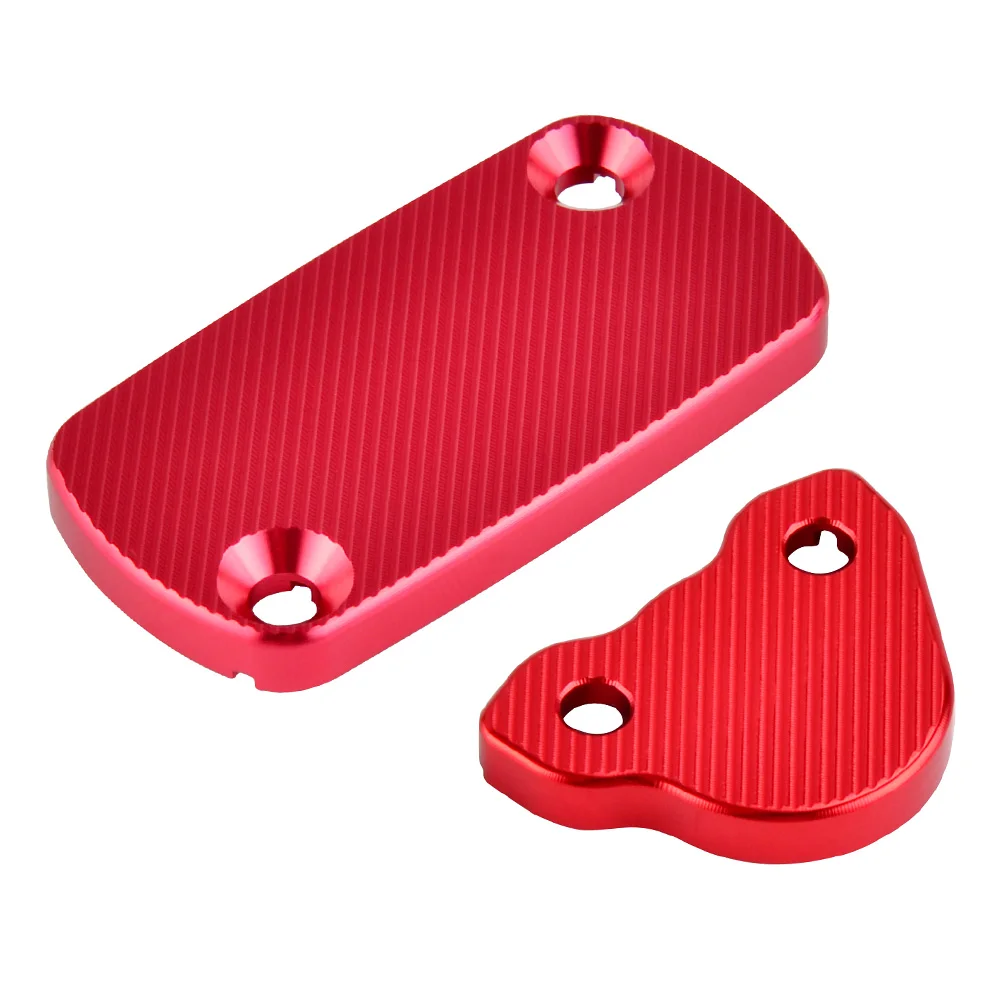 NICECNC For Honda CRF 150 250 450 R CRF250X CRF450X 450RX CR 125R Front Rear Brake Fluid Reservoir Cover Master Cap Motocross