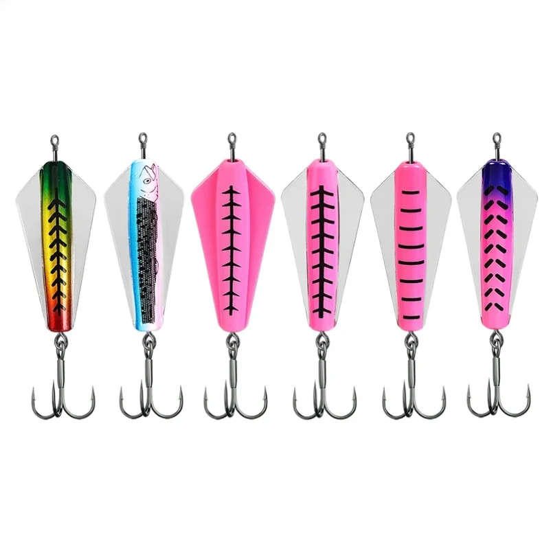 

TAIYU Fishing lures Devil Spoon Hard Baits 7/13.5/20/26g Spinner Baits Saltwater Freshwater Bionic Metal Jig Sea Fishing Tackle