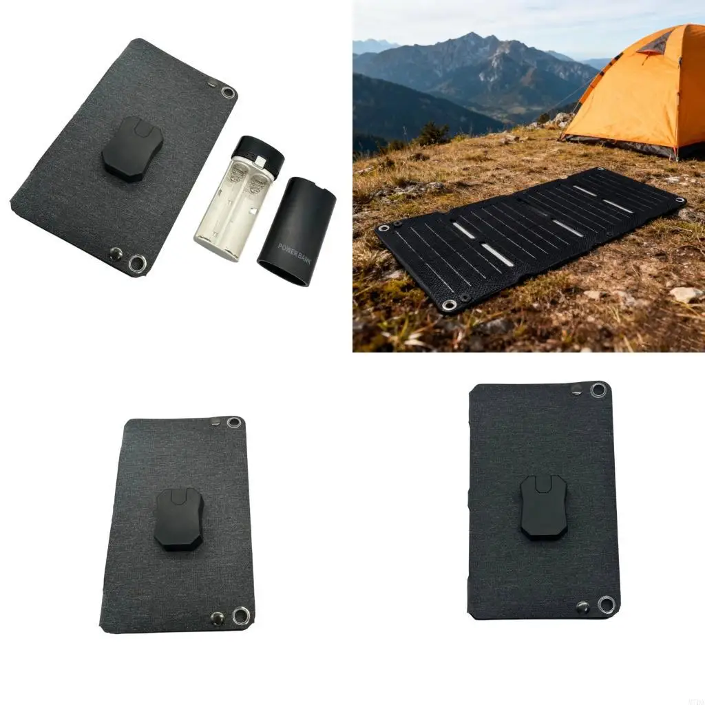 

M7DA Dense Pliable 10W Monocrystalline Photovoltaic Panel Impermeable ETFE Substance Outdoor Power Supply For Camping Crisis Use