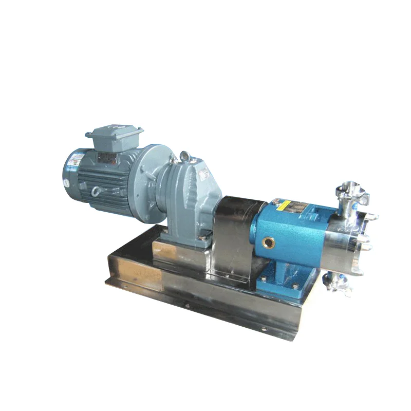 Bomba de lóbulos para transferencia de ketchup