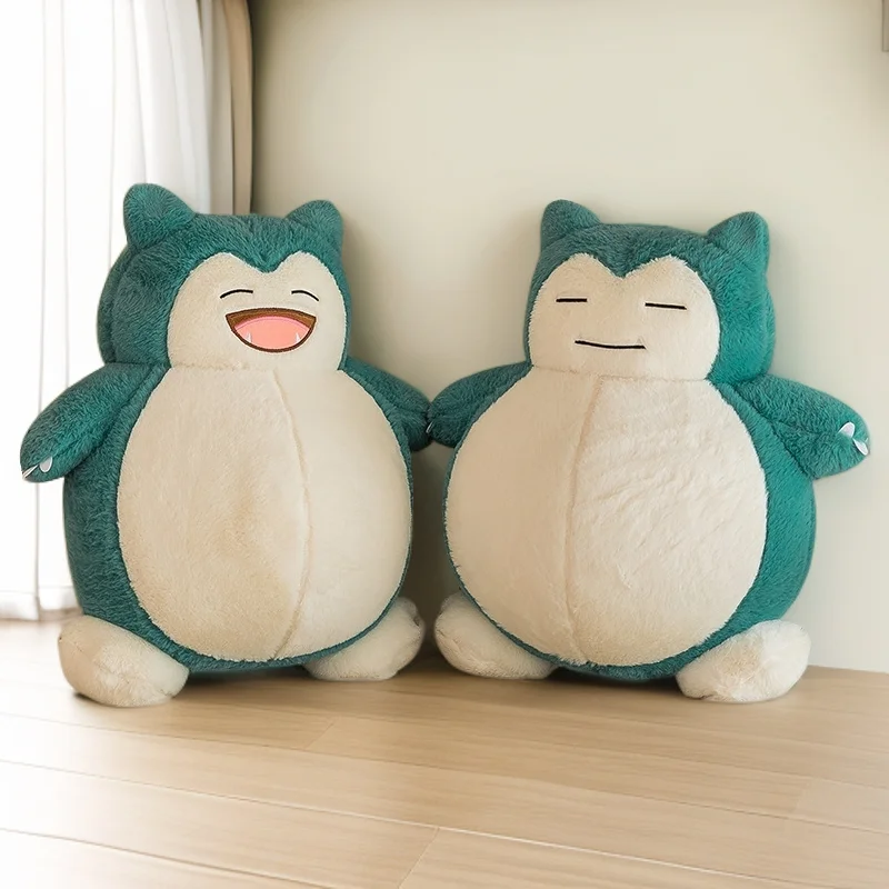 30-60cm lindo snorlax Plushie dibujos animados Pokemon snorlax juguetes de peluche suave relleno Pokémon snorlax muñeca niños regalos de cumpleaños decoración de la habitación
