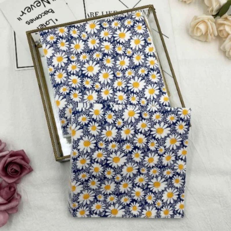 20pcs Colorful Printed Napkins Flower and Grass Models Flower Paper 2Ply Hotel Restaurant Cafe Napkins Disposable Placemat Paper