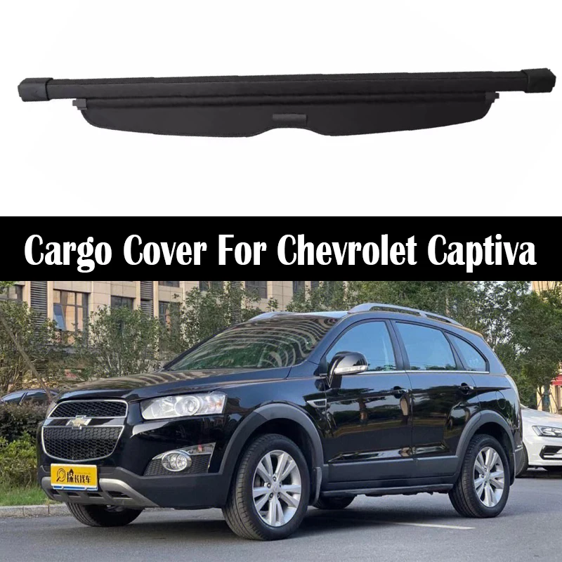 

Trunk Cargo Cover For Chevrolet Captiva 2011-2019 Security Shield Rear Luggage Curtain Partition Privacy Car Accessories