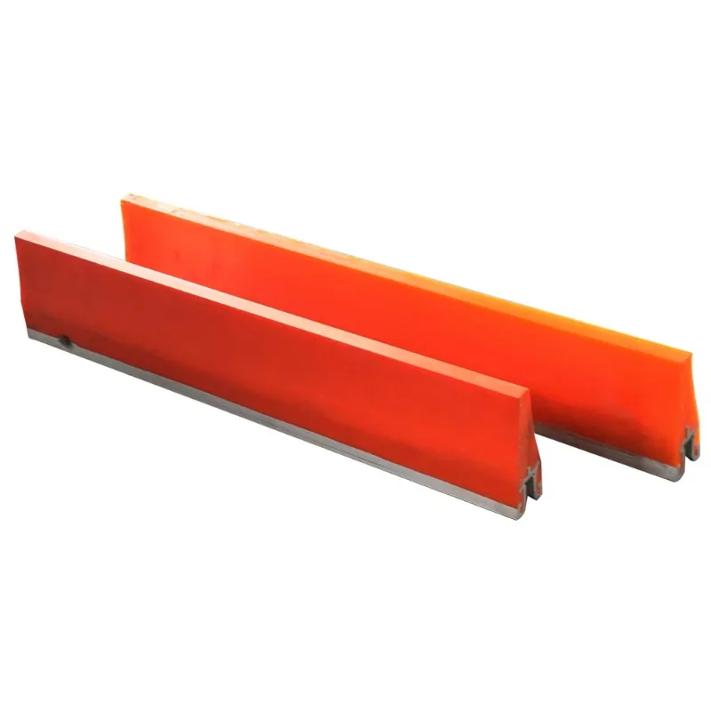Primary and Secondary Polyurethane Belt Cleaners Wear Resistant PU Scraper