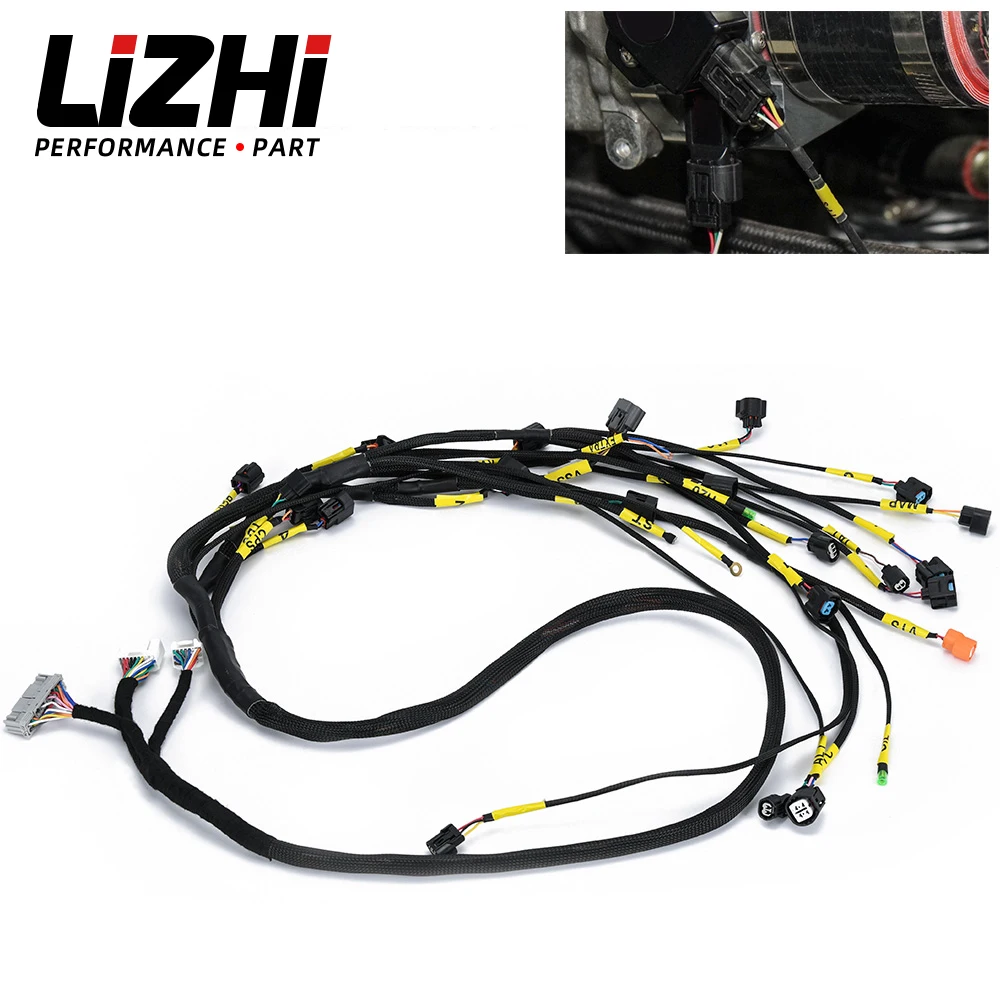 Cablaggio motore nascosto serie K20 K24 K per Honda Acura K-Swap Integra CRX EK EG Civic EP3 01-05 RSX 02-04 accessori auto