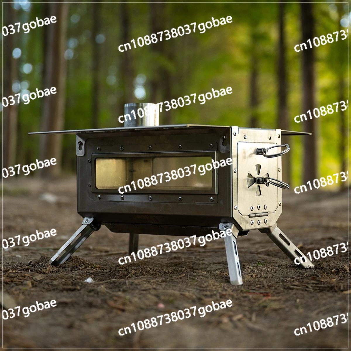 

Tent Outdoor Camping Picnic Wood Stove Heating Stove Portable Foldable