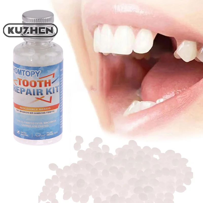 30ml Resin Tooth Repair Glue Shapeable Teeth Gaps Filling Solid Temporary Teeth Repair False Teeth Glue Safety Dental Supplies