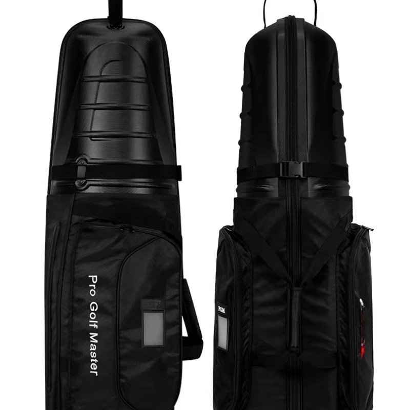 Golf Air Bag Men's and Women's Hard Shell Aircraft Checked Bag With Roller Skating Travel Ball Bag Protective Cover Ball