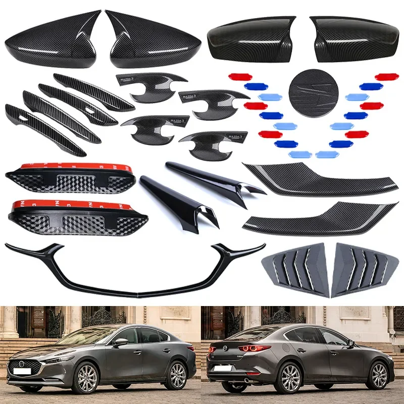 For 2020 Mazda 3 Axela Onxella Horn Rearview Mirror Handle Door Bowl Louver Fog Lamp Center Grille