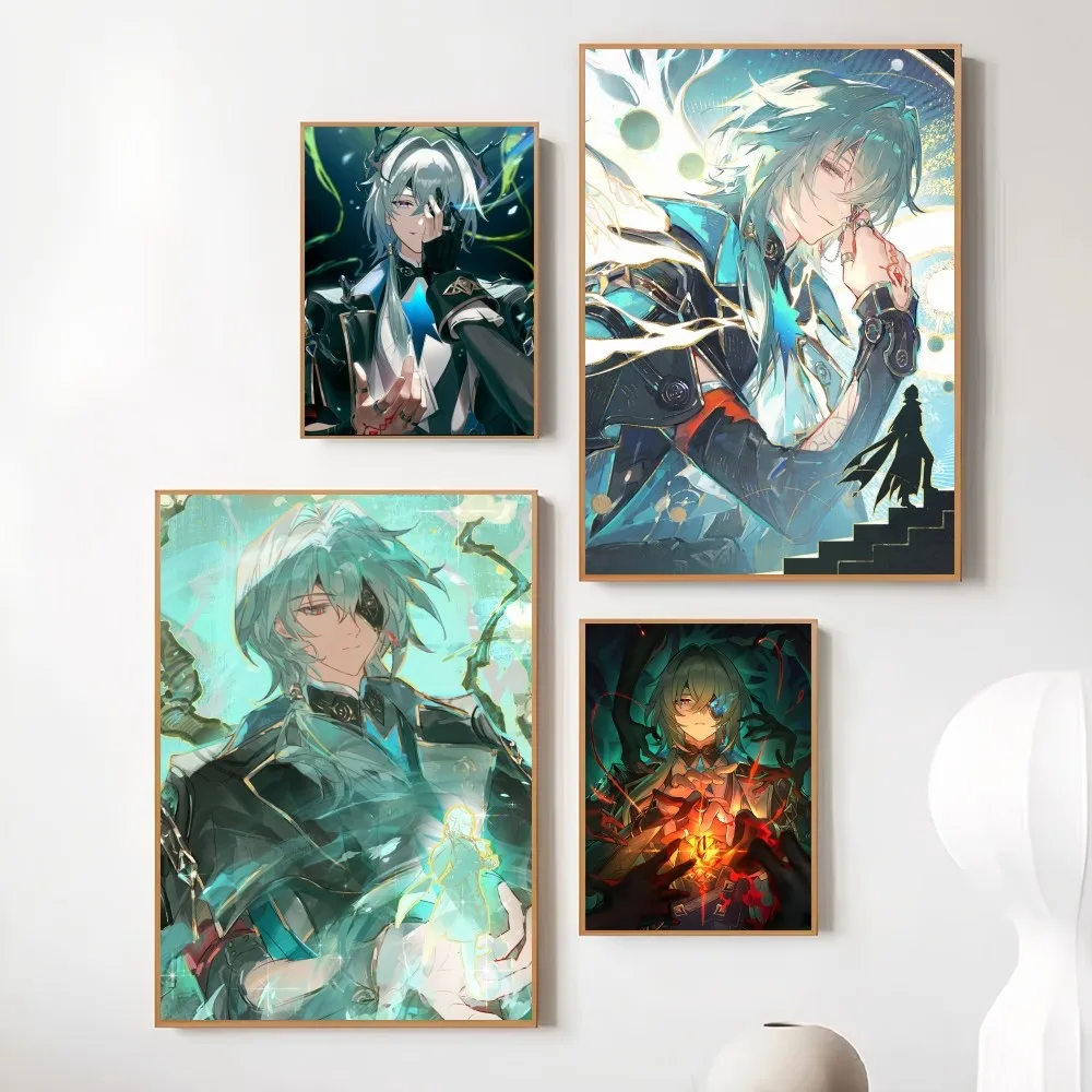 

Game Honkai Star Rail Anaxa Poster Bedroom Living Room Wall Garage Room Decor Decor Home Gifts