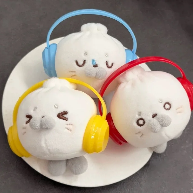 

Lovely Little Guy Baby Seal Plush Toy Soft And Cute Baozi Seal DIY Pendant Keychain Bag Car Decor Winter Gift For Friends Kids