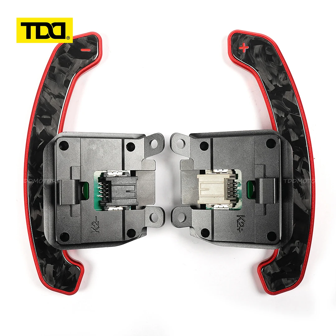 TDD Fif for Corvette C8 Colored Aluminum Alloy Magnetic Shift Paddles Steering Wheel Shift Paddles New Multi Color Shift Paddles
