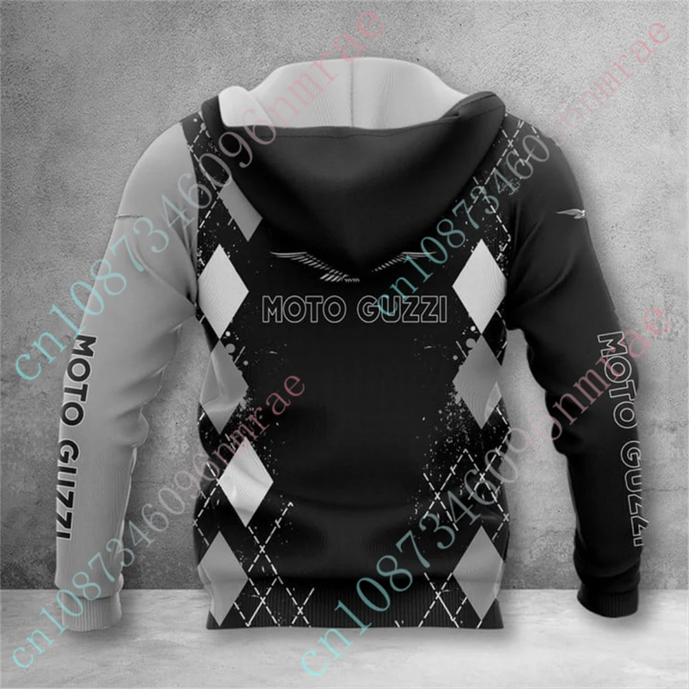 Moto Guzzi Sweatshirt Casual Oversize Zip Hoodies Unisex Clothing Harajuku Pullover Top Anime Hoodies For Men Women Custom Logo