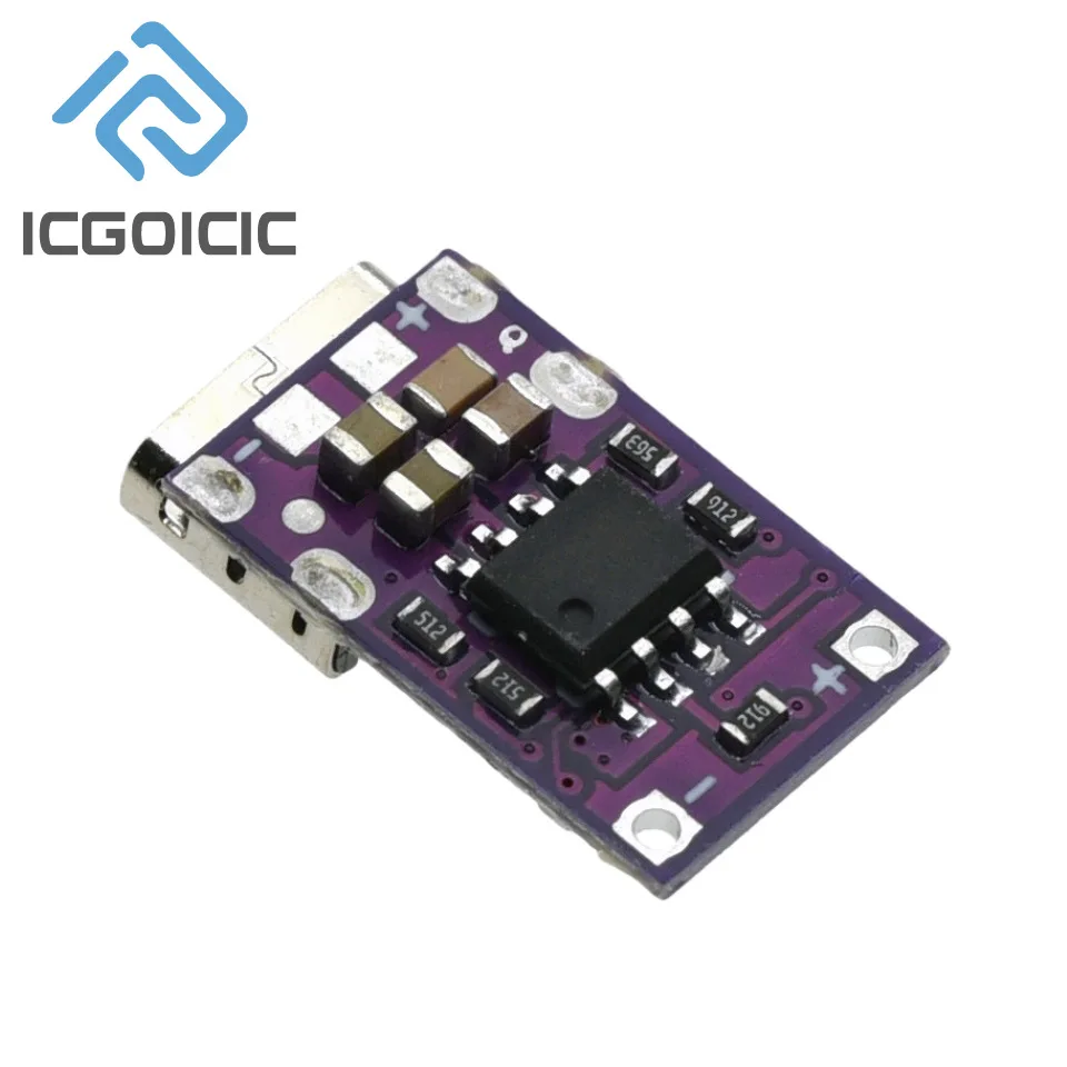 1-20PCS Mini DC 5V 2.4A Charge & Discharge Module for 3.7V/4.2V 18650 Lithium Battery – Type-C Power Module