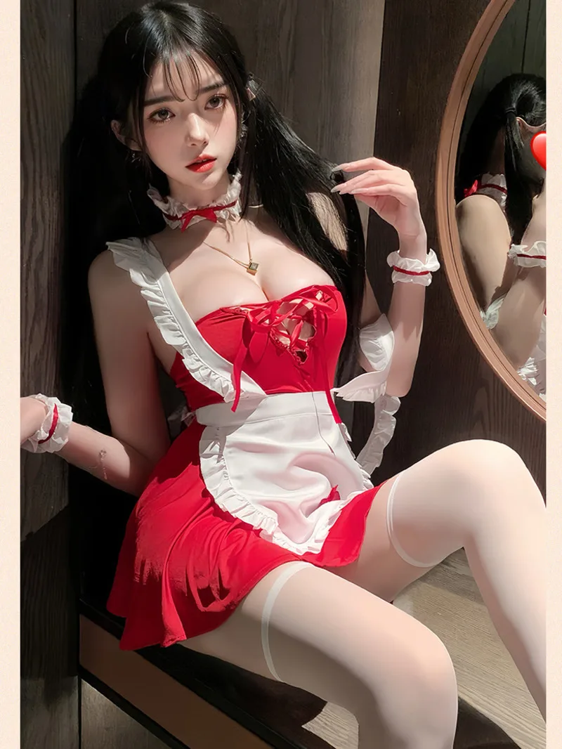 Uniforme de demoiselle d'honneur Bustier à lacets, décolleté en V profond, robe Sexy de désir pur, élégante, mode femmes, Mini robe hauts BL0Y