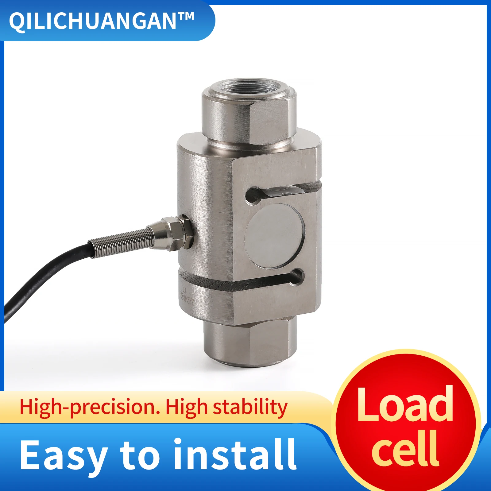 

Load Cell Sensors Column S Type Test Tension and Compression Force Weight Sensor Adapts HX711-- Range 2T 3T 5T 10T 20T