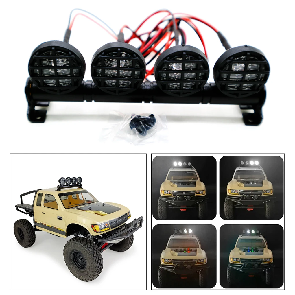 Gioco di illuminazione compatibile con le principali marche barra luminosa a LED durevole facile da installare barra luminosa per auto RC