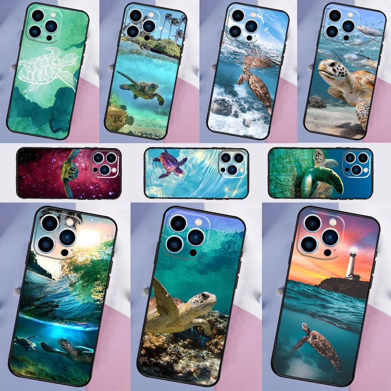 Cover Con Simpatiche Tartarughe Cartoon Per Samsung Galaxy S25 Ultra S24 S22 S21 S23 Plus S20 Fe S9 S10 S24 Fe