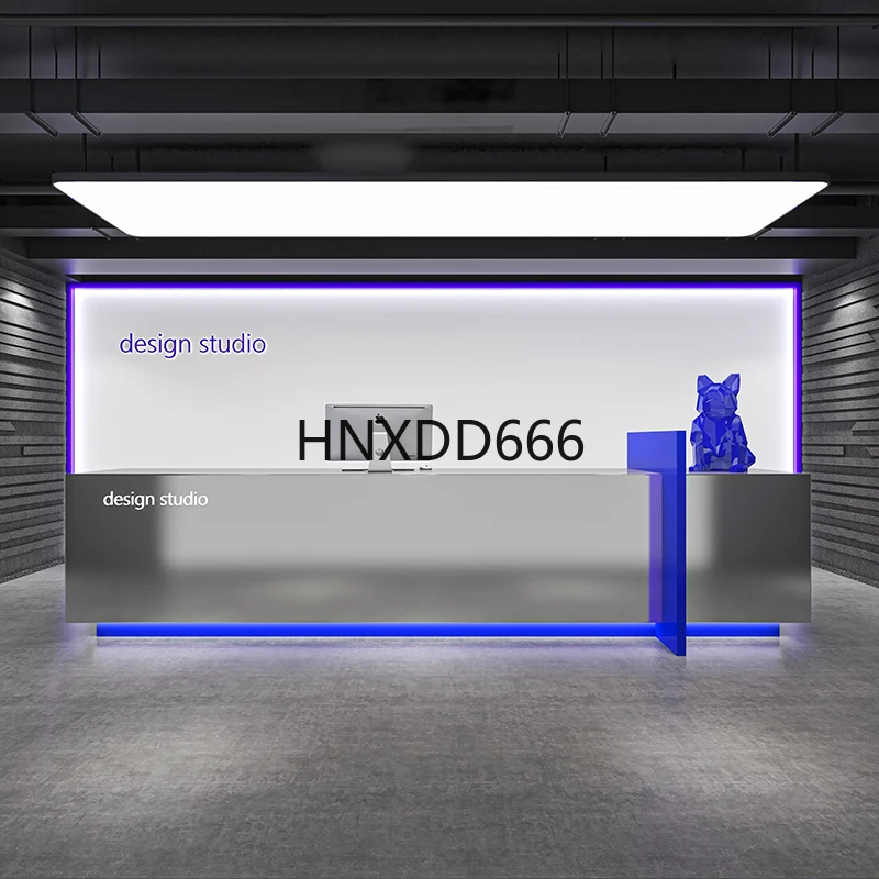 

Эстетическое хранилище Стойки регистрации Современная красота Офис стойки регистрации полки comptoir caisse Коммерческая мебель