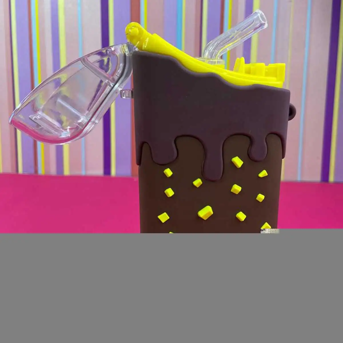 Bottle Agua Juice in chocolate shape