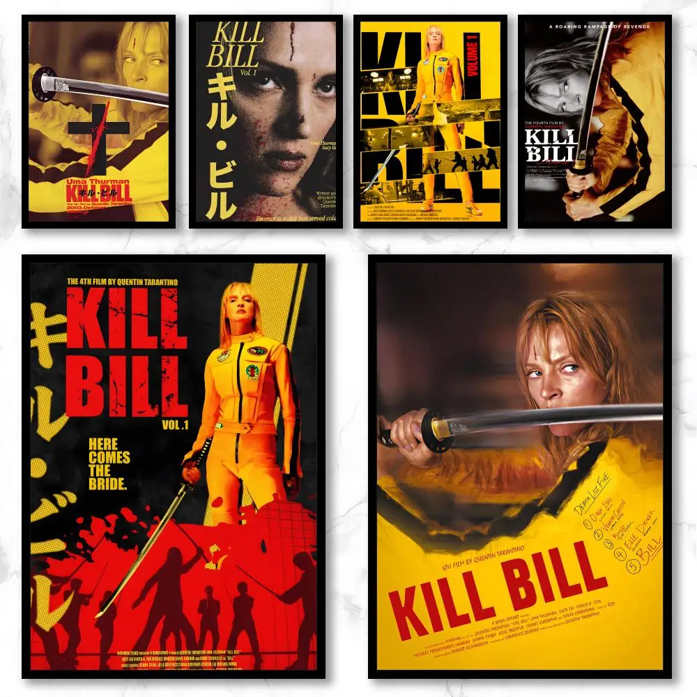 Movie K-Kill Bill Poster Graffiti Art Posters, Chic Wall Decor for Home, Studio, Office & Coffee Shop