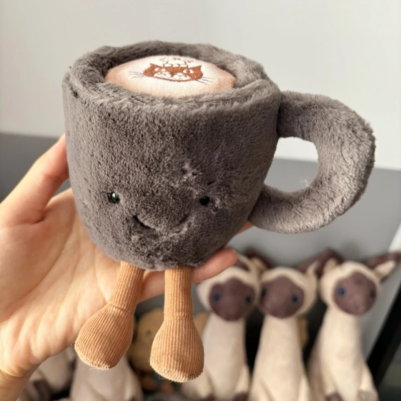 New Arrival Plush Fun Coffee Cup Cute Plush Toys Soothing Sleep Plush Doll Surprise Gifts Plush Doll Cute Backpack Plush Pendant