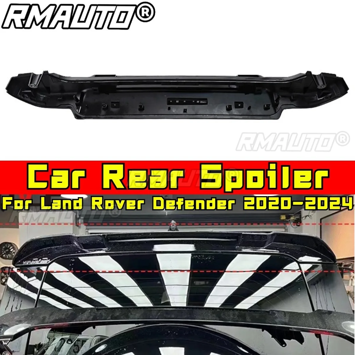 

Для Land Rover Defender 2020-2024 комплект кузова, автомобильный задний спойлер, крыло, спойлер багажника, спойлер на крышу, крыло, автомобильные аксессуары