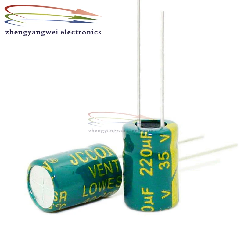 

500pcs 8x12mm 35v 220uf Aluminum electrolytic capacitors