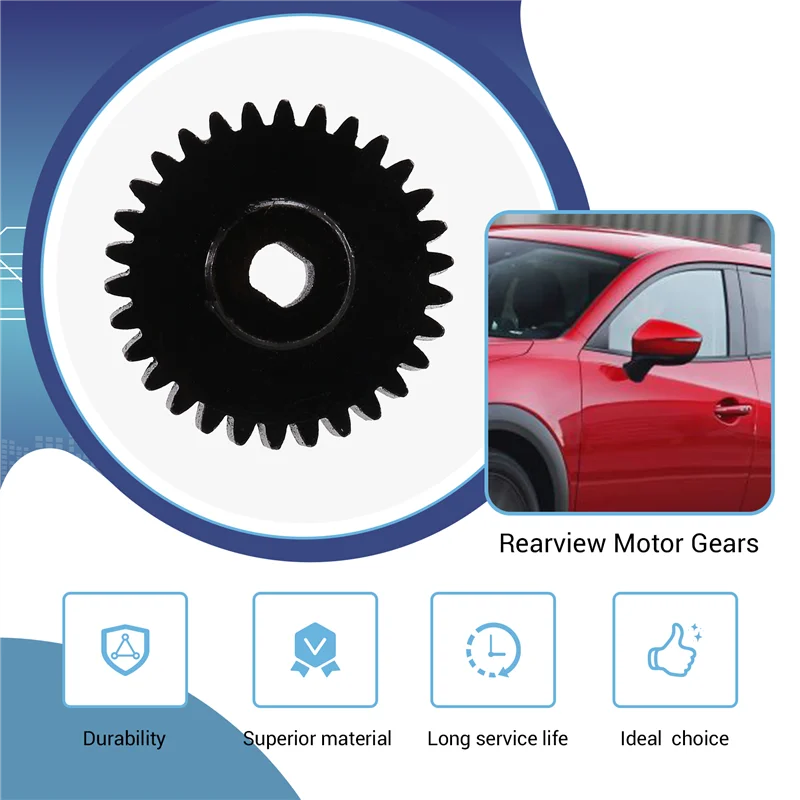 A83G-30T Car Side Wing Mirror Fold Motor Gear For Mazda 2 3 6 Roadster Demio Axela Atenza MX-5 CX-3 CX-4 CX-5 CX-7 CX-9