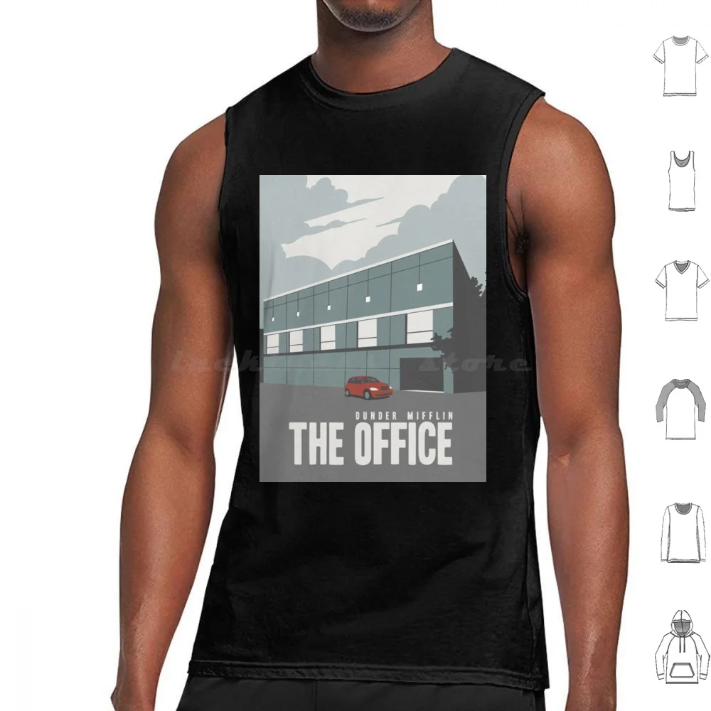 

Dunder Mifflin The Office Майки Жилет без рукавов Dunder Mifflin Threat Level Midnight The Office Dwight Schrute Dwight