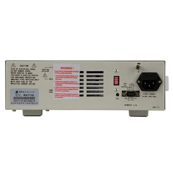 Instrument Rk7110/7122 AC/DC 5kV Program Control Insulated Withstand Voltage Tester Standard PLC Signal