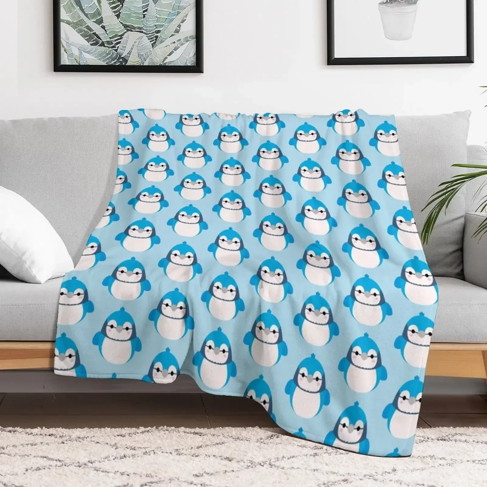 Babs the Bluejay Throw Blanket for sofa Sofa Throw Luxury Throw Blankets