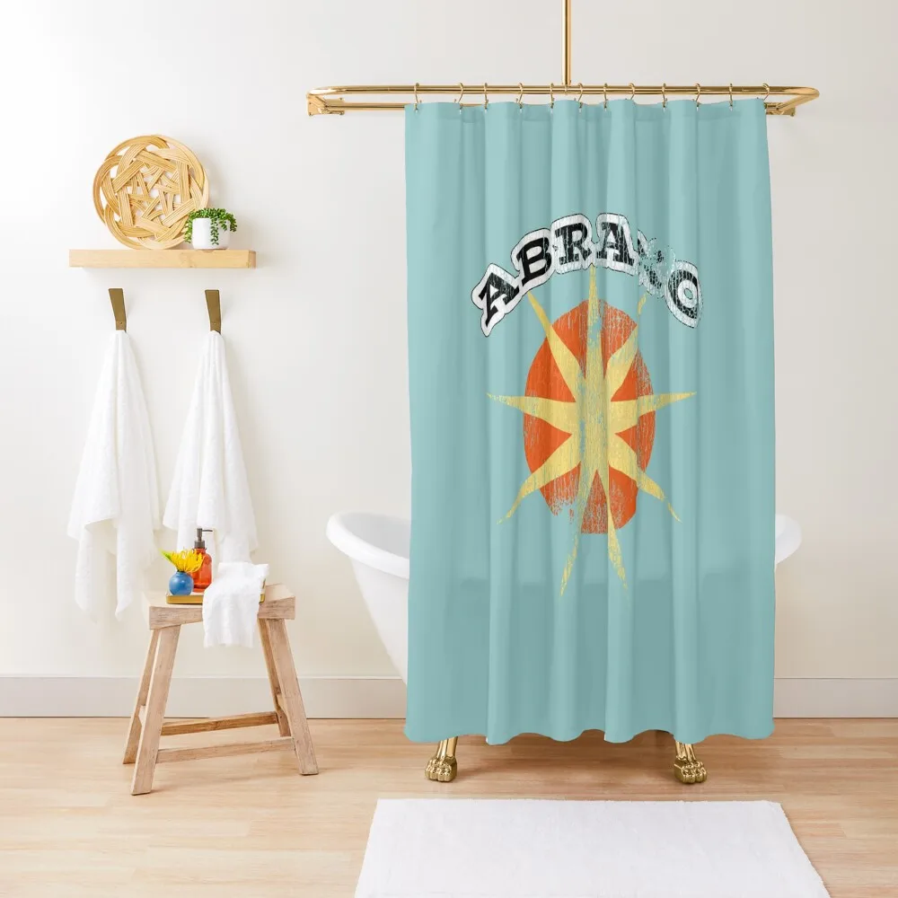 

Abraxo Logo (WornColor) Shower Curtain For Shower Bathroom Deco Bathtub Curtain