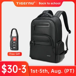 Mochila Laptop para Homens, Sacos De Negócios, Connect Series, Impermeável, Escola, Viagem, Garantia Vitalícia, 15,6