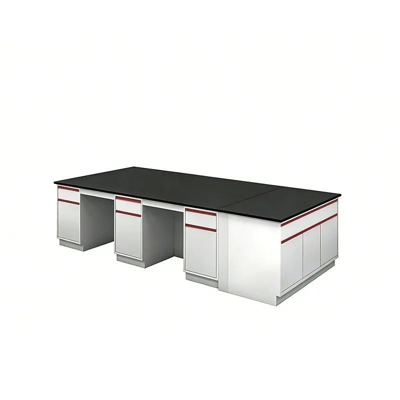 All-steel experimental workbench All-steel side bench Reagent rack Operating bench Chemical experimental table Physical