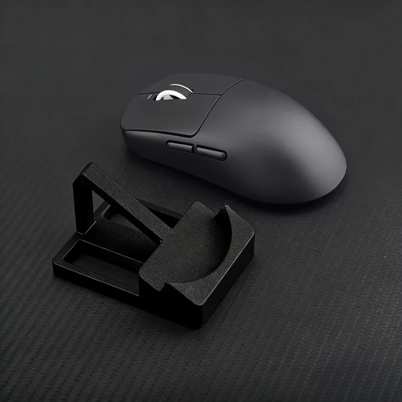 Support d'affichage pour souris de bureau, support réglable pour clavier et souris, support de rangement en acrylique, support pour souris, accessoire de bureau, base antidérapante