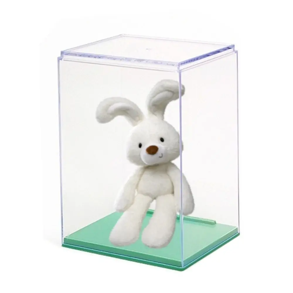 Storage Box Desktop Doll Display Box Single Dustproof Transparent Display Rack