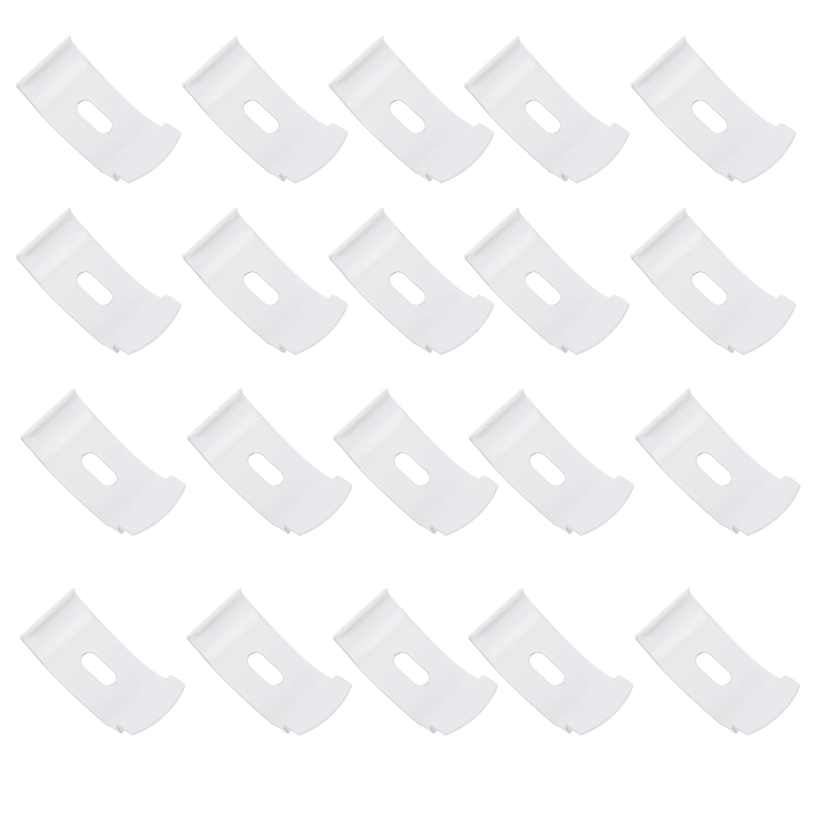 

20pcs Curtain Installation Codes Vertical Blind Repair Parts Accessories Blinds Replacement Metal Tabs High Quality