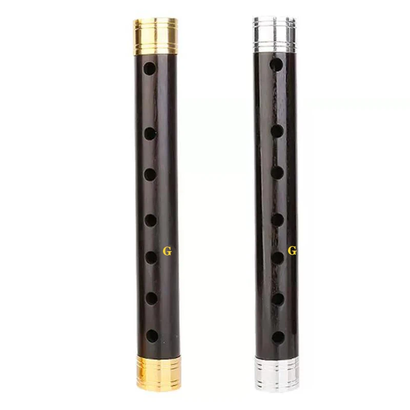 Guanzi-Chinese Woodwind National Musical Instrument Ebony Pipe Flute AFGbB Key Easy To Learn With Accessories