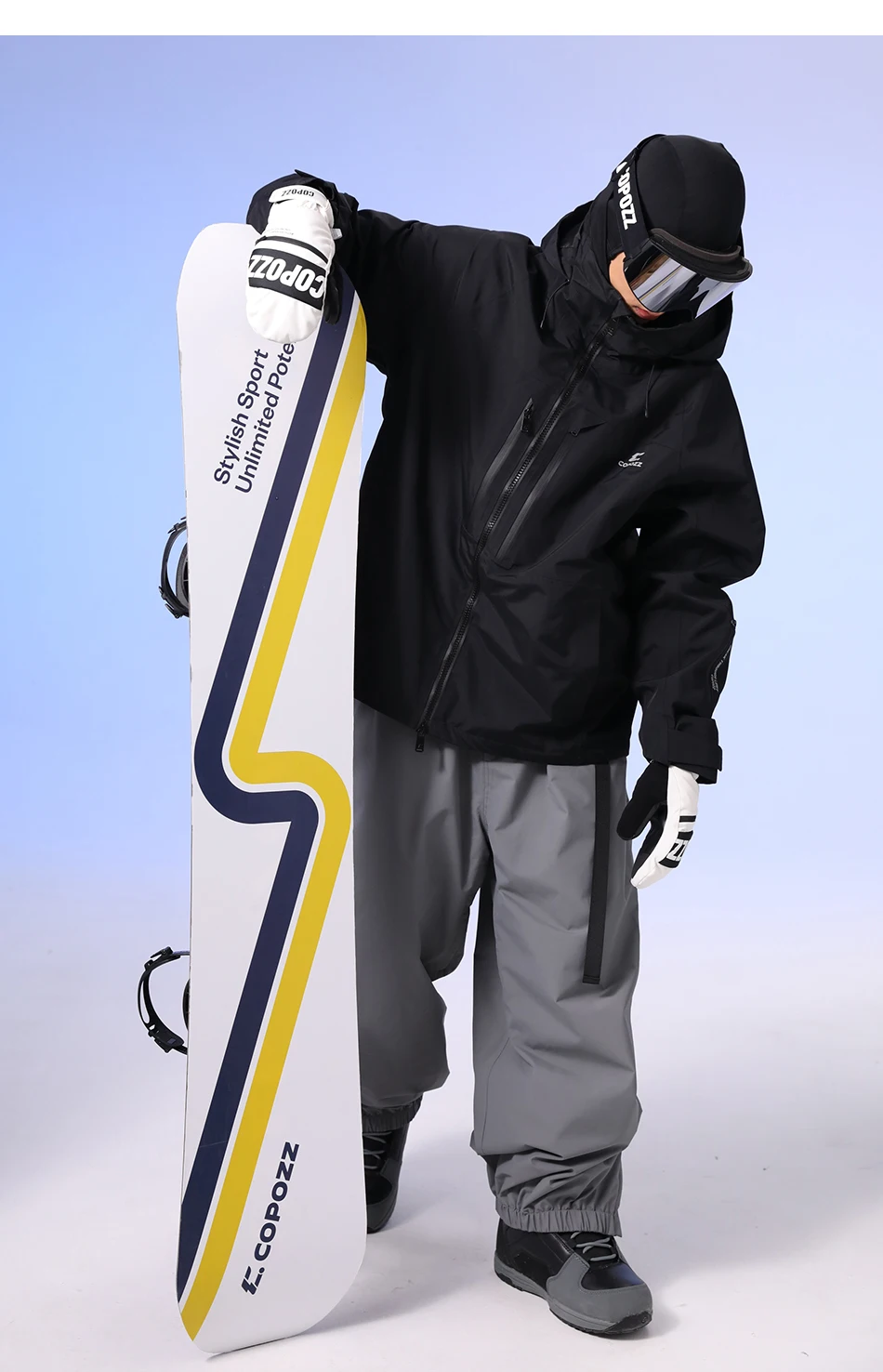 COPOZZ Marke Winter 3L Männliche Ski Hosen Outdoor Sport Durchlässige Winddicht Wasserdichte Weibliche Schnee Hose Warme Ski Snowboard Hose – Detail 18