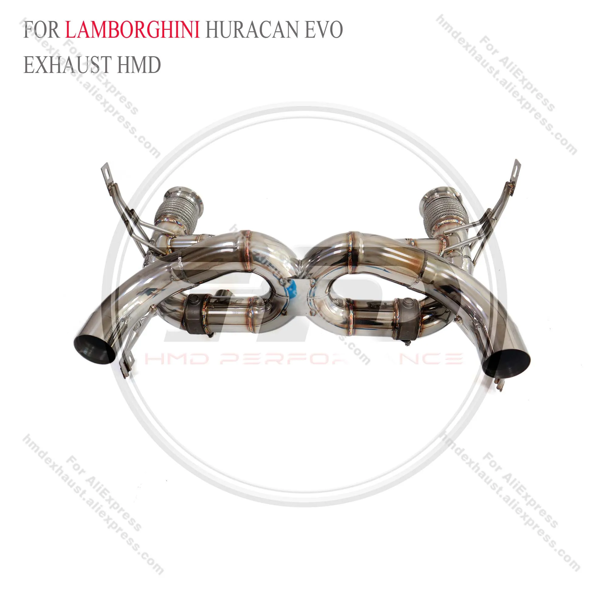 HMD Stainless Steel Exhaust System Catback Is Suitable For Lamborghini Huracan EVO 5.2